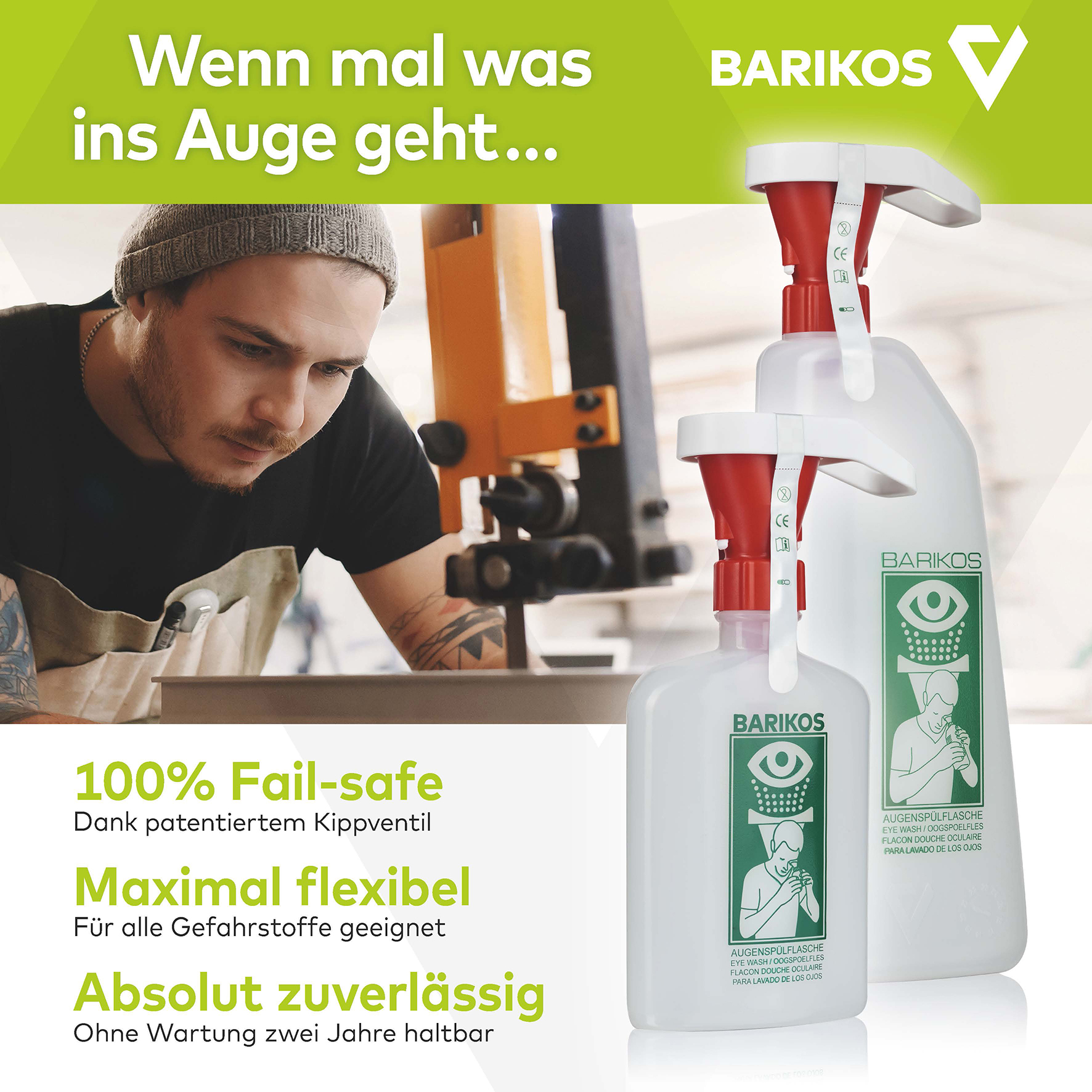 Anzeige BARIKOS mit Schreiner